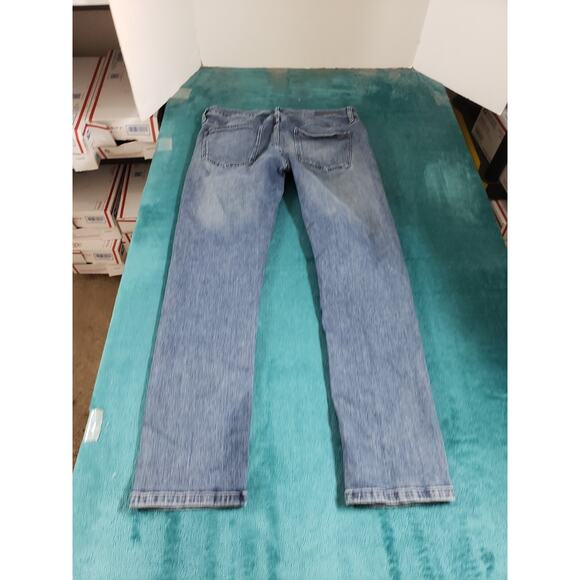Calvin Klein Jeans Size 6 Womens Blue Pants Stretch Mid Rise Slim Boyfriend - Picture 10 of 13